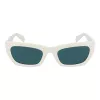 LIU JO Moteriški katės akies akiniai nuo saulės LJ790S 5221101 Juodas acetatas Pilki gradientiniai lęšiai 52mm