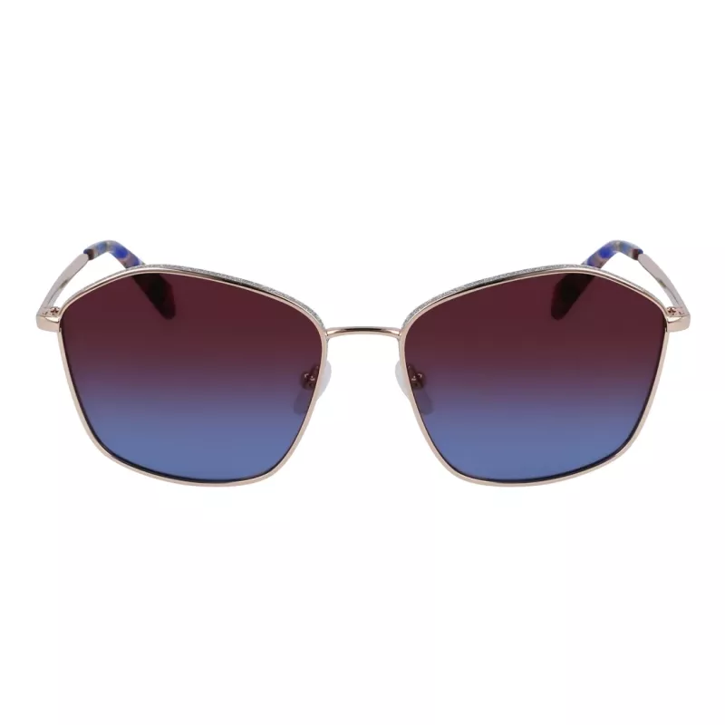 LIU JO Women's Havana Butterfly Sunglasses LJ157S5918722 59/18/140 mm