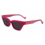 LIU JO Women's LJ781S-525 Butterfly Sunglasses Havana Acetate Brown Gradient Lens 55mm