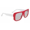 LIU JO moteriški akiniai nuo saulės LJ731S-525 Havana acetatinis drugelio rėmelis rudi gradientiniai lęšiai 55mm
