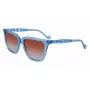 LIU JO Moteriški akiniai nuo saulės LJ780S-425 Drugelio/Kvadrato formos acetatinis rėmelis Ruda Havana Gradient lęšiai 56mm