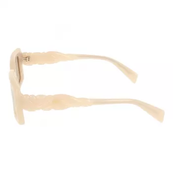 LIU JO Moteriški akiniai nuo saulės LJ806S5221272 - Geometrinis acetatinis rėmelis, UV400 apsauga, 52 mm