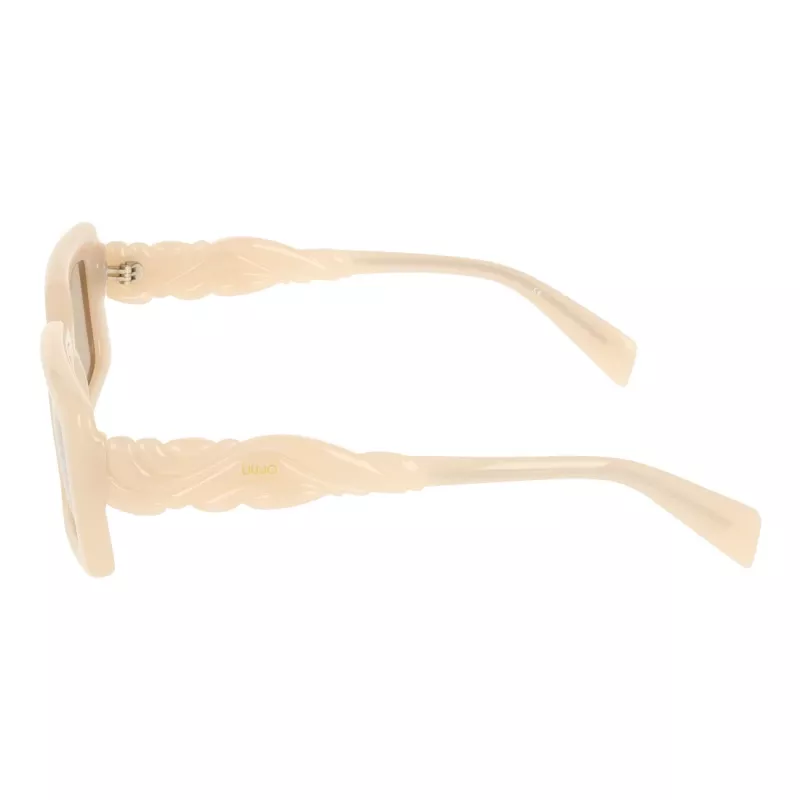 LIU JO Moteriški akiniai nuo saulės LJ806S5221272 - Geometrinis acetatinis rėmelis, UV400 apsauga, 52 mm