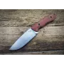 LKW Mauler VG10 Damascus Micarta Fixed Blade Peilis