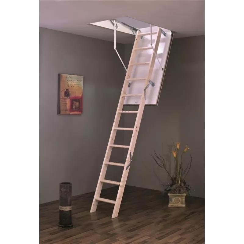 Loft Ladders MC Step 120x70x280cm sulankstomi palėpės laiptai su liuku