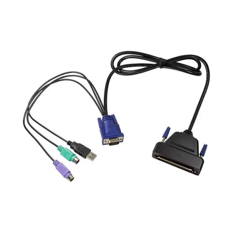 LOGILINK 19 colių LCD KVM konsolė su VGA, JAV klaviatūros išdėstymu (LC902US)