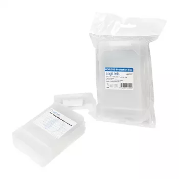 LogiLink 2.5 colių HDD apsauginė dėžutė 2 HDD/SSD, balta
