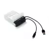 LogiLink 2.5 colių HDD apsauginė dėžutė 2 HDD/SSD, balta