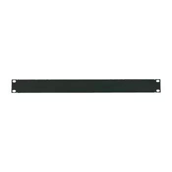 LogiLink 2U 19 colių stovo tuščia panelė, juoda RAL 9005, plieninė, varžtinė