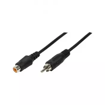 LogiLink Audio ilginamasis kabelis RCA kištukas į RCA lizdą, 10 m, juodas