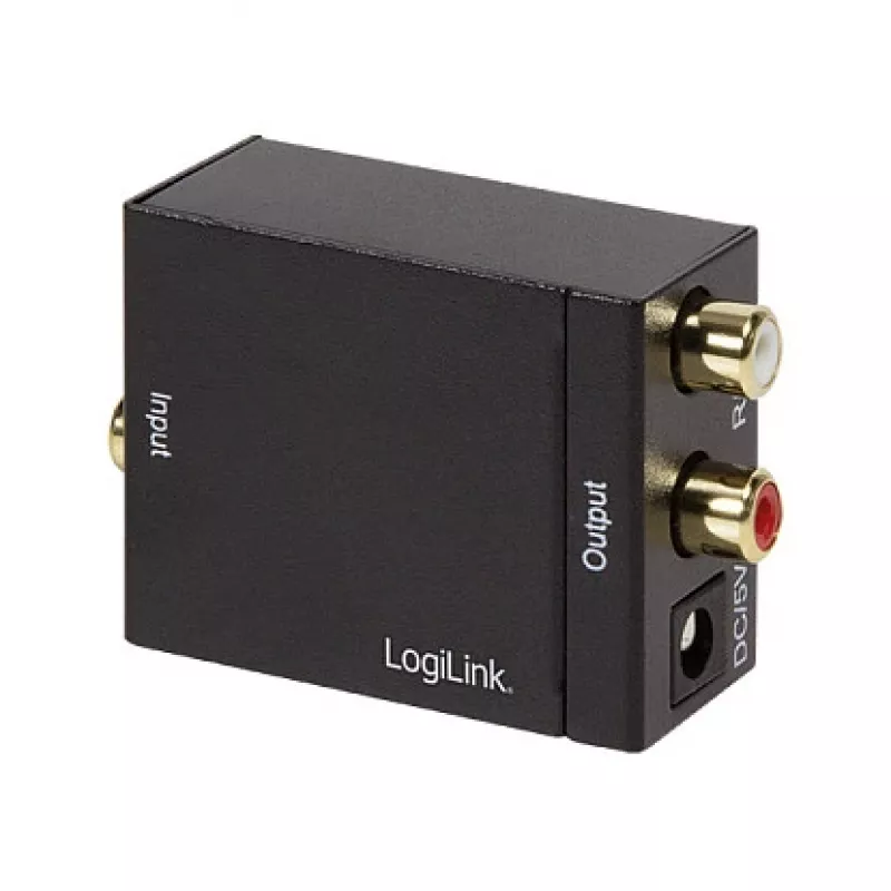LogiLink CA0100 skaitmeninis-analoginis garso keitiklis (SPDIF/koaksialinis į RCA stereo)