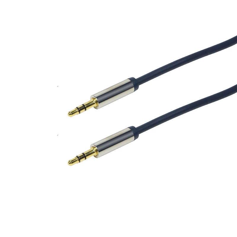 LogiLink CA10050 3.5mm TRS Kištukas į 3.5mm TRS Kištuką Stereo Garso Laidas, Metalinės Jungtys, Mėlyna, 0.5m