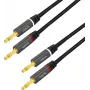 LogiLink CA1210 Audio Cable 3 m Banana 2 x Banana Black