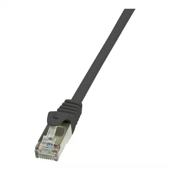 LogiLink Cat.5e F/UTP pataisos kabelis, 0,25 m, juodas