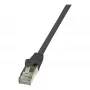 LogiLink Cat.5e F/UTP pataisos kabelis, 0,25 m, juodas