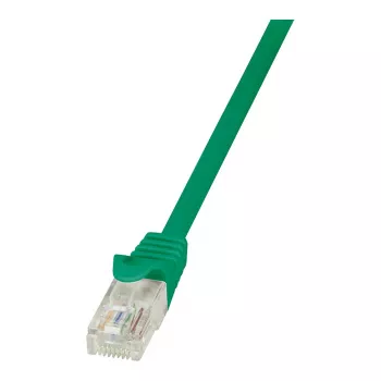 LogiLink Cat.5e U/UTP pataisos kabelis, 10 m, žalias, RJ45, Gigabit Ethernet