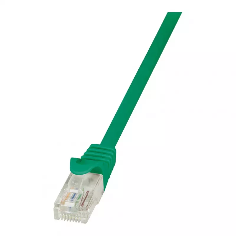 LogiLink Cat.5e U/UTP pataisos kabelis 5m žalias