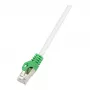 LogiLink Cat.6 S/FTP Crossover Patch Kabelis, 1m, Pilka