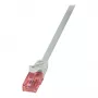 LogiLink Cat.6 U/UTP pataisos kabelis, 0,25 m, pilkas, PrimeLine