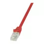 LogiLink Cat.6 U/UTP Patch Cable, RJ45, raudonas, 7,5 m, EconLine