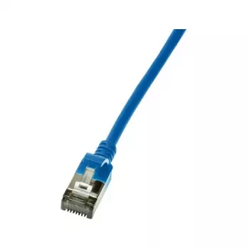 LogiLink Cat.6A S/FTP SlimLine jungiamasis laidas, TPE apvalkalas, mėlynas, 5,0 m