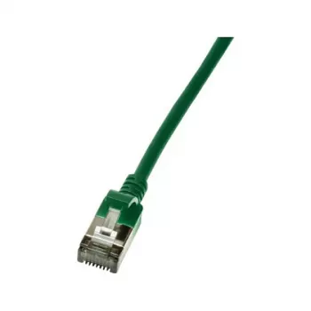 LogiLink Cat.6A S/FTP TPE SlimLine jungiamasis laidas, žalias, 1.0m
