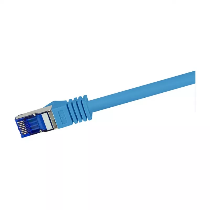 LogiLink Cat.6A S/FTP Ultraflex pataisos kabelis, GHMT sertifikuotas, mėlynas, 0,5 m