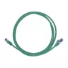 LogiLink Cat.6A S/FTP Ultraflex pataisos kabelis, 0,25 m, žalias, GHMT sertifikuotas