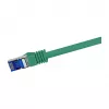 LogiLink Cat.6A S/FTP Ultraflex pataisos kabelis, 0,25 m, žalias, GHMT sertifikuotas