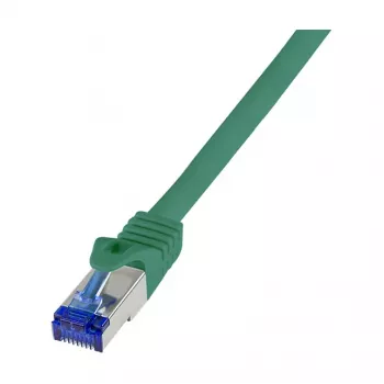 LogiLink Cat.6A S/FTP Ultraflex jungiamasis laidas, GHMT sertifikuotas, žalias, 1.0m