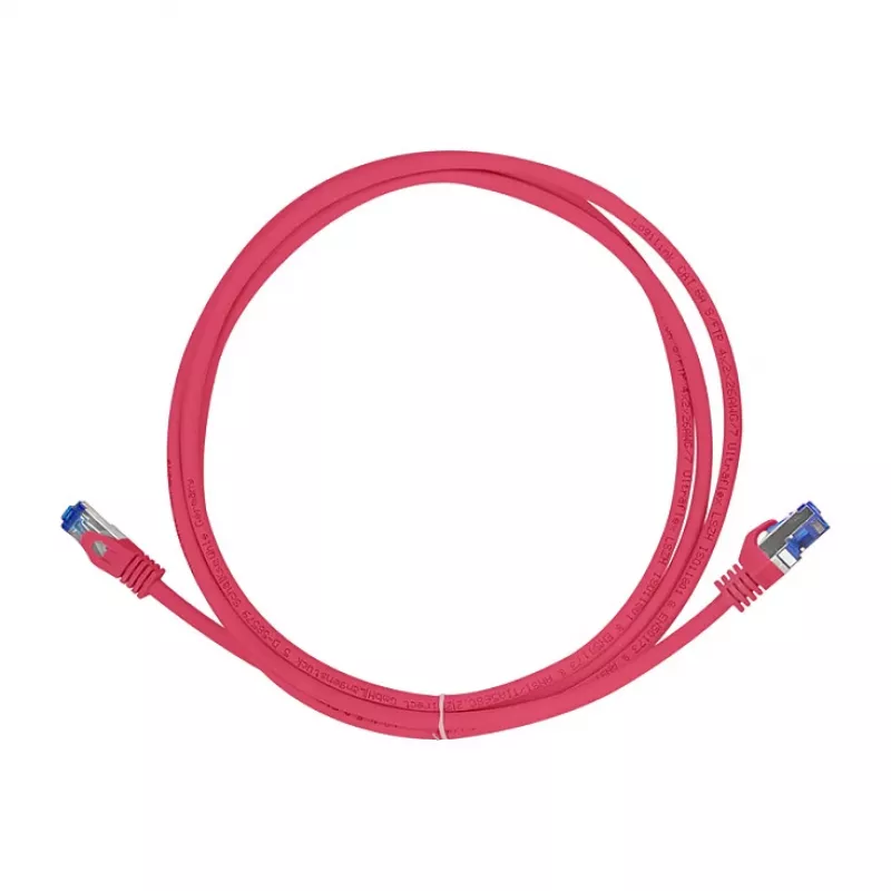 LogiLink Cat.6A S/FTP Ultraflex Patch Cable, GHMT sertifikuotas, raudonas, 0,25 m