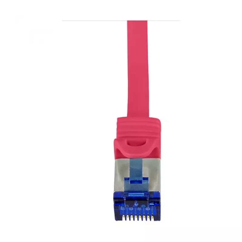 LogiLink Cat.6A S/FTP Ultraflex Patch Cable, GHMT sertifikuotas, raudonas, 0,25 m
