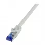 LogiLink Cat.6A S/FTP Ultraflex Patch Cable, Pilka, 1.0m, GHMT Certified