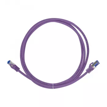 LogiLink Cat.6A S/FTP Ultraflex pataisos kabelis, violetinis, 1,0 m, GHMT sertifikuotas