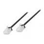LogiLink Cat.6A U/UTP plonas didelio lankstumo pataisos kabelis, 3 m, juodas