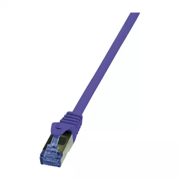 LogiLink Cat6a Patch Cable 1.5m PrimeLine S/FTP PiMF LSZH Violetinė