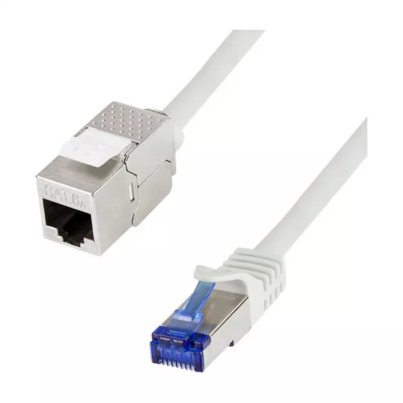 LogiLink CC5102S Cat.6A S/FTP RJ45 Patch Cable – 15 m, pilka (Consolidation Point)