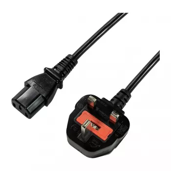 Logilink CP121 Power Cable - BS 1363 (UK) to IEC C13, 1.8m, Juodas