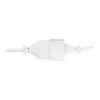 LogiLink CP125 ilginamasis laidas, Europlug CEE 7/16 kištukas į lizdą, 1 m, baltas