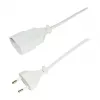 LogiLink CP125 ilginamasis laidas, Europlug CEE 7/16 kištukas į lizdą, 1 m, baltas