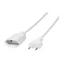 LogiLink CP125 ilginamasis laidas, Europlug CEE 7/16 kištukas į lizdą, 1 m, baltas