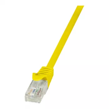 LogiLink CP2017U Cat.6 U/UTP pataisos kabelis, 0,25 m, geltonas, be užkabų RJ45
