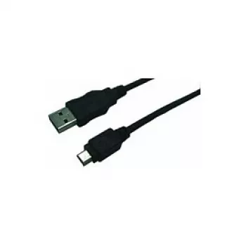 LogiLink CU0014 USB 2.0 prailginimo kabelis, USB-A vyriškas į Mini-USB-B vyrišką, 1,8 m, juodas