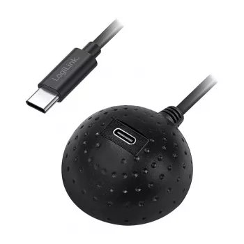 LogiLink CU0099 USB 3.2 Gen1 Type-C vyriškas į moterišką ilginamasis kabelis, 5 Gbps, juodas, 1,5 m