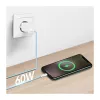 LogiLink CU0330 USB 2.0 Type-C laidas, USB-A kištukas į USB-C kištuką, 480 Mbps, 60W galios perdavimas, nailono pynė, mėlynas, 1 m
