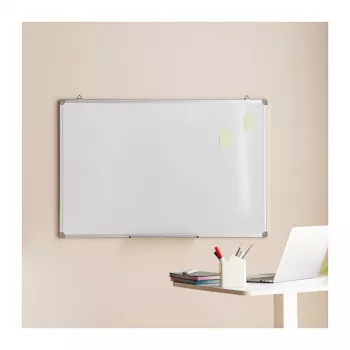 LOGILINK sauso trynimo lenta ant sienos 120x90 cm magnetinio plieno lenta su aliuminio rėmu