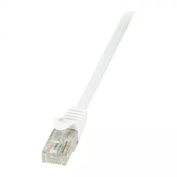 LogiLink EconLine Cat.6 U/UTP jungiamasis kabelis, RJ45, 1,5 m, baltas