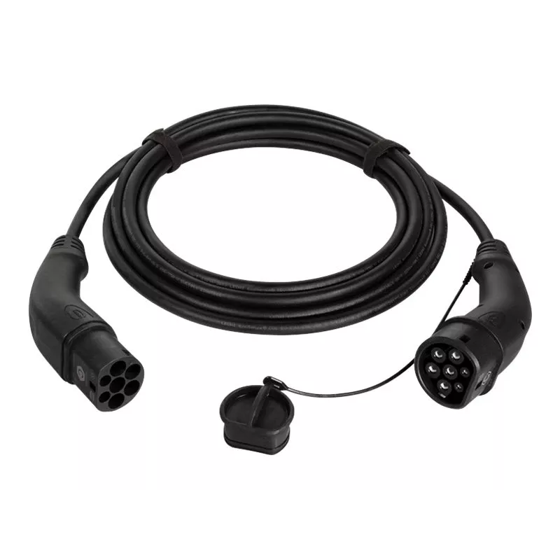 LogiLink Electric Car Charging Cable Type 2, 11 kW, 3-Phase, 20 A, 10 m, Juodas