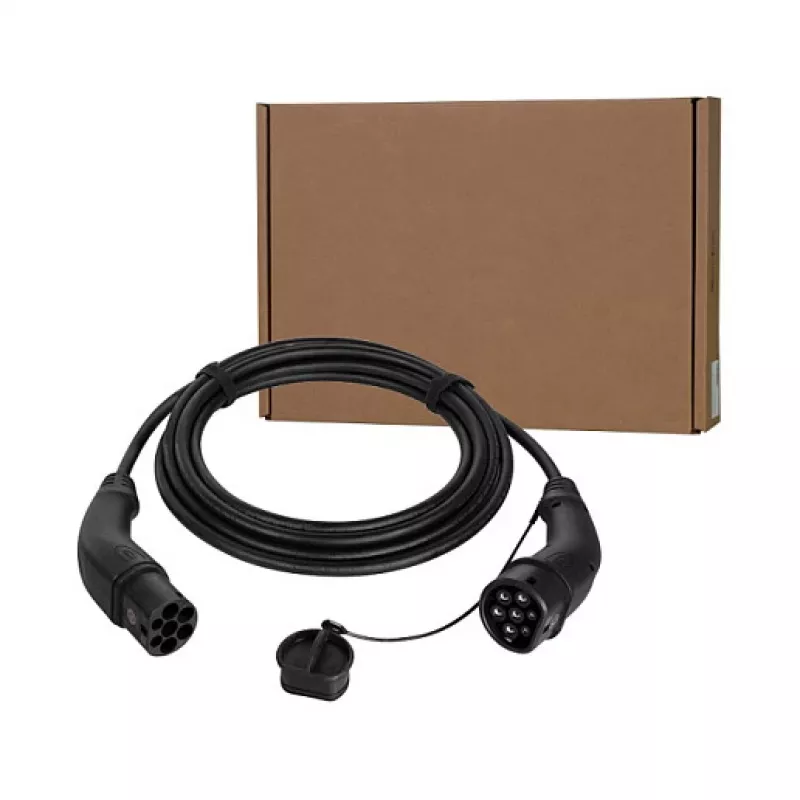 LogiLink Electric Car Charging Cable Type 2, 11 kW, 3-Phase, 20 A, 10 m, Juodas