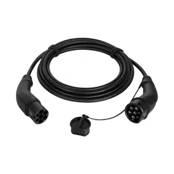 LogiLink Electric Car Charging Cable Type 2, 11 kW, 3-Phase, 20 A, 10 m, Juodas